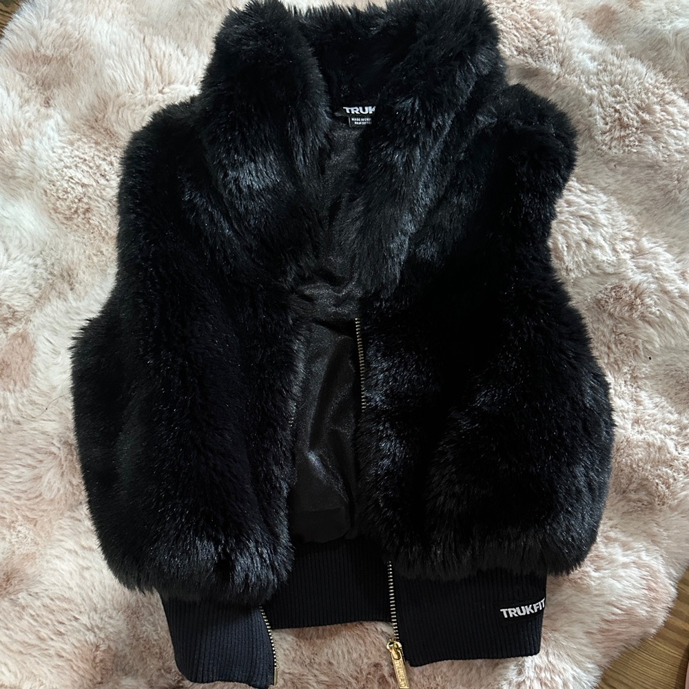 Trukfit Luxurious Black Teddy Jacket